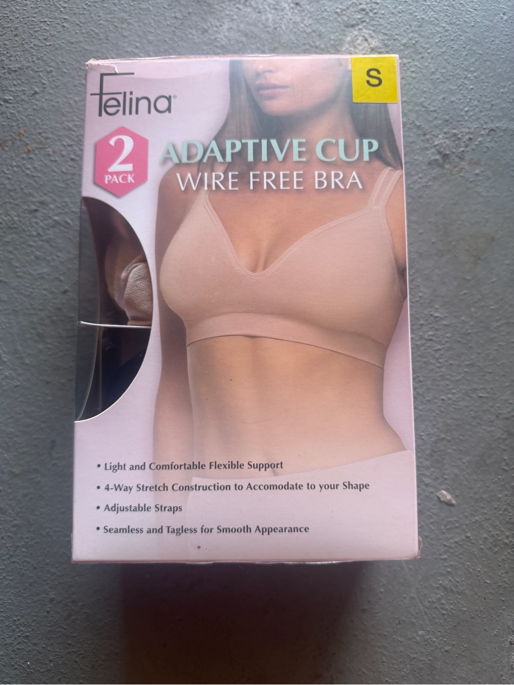“New”Felina Adaptive Cup Wire Free Bra sizeS